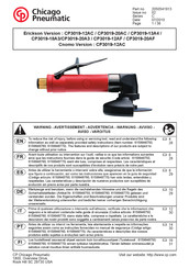 Chicago Pneumatic CP3019-12AC Instrucciones Originales