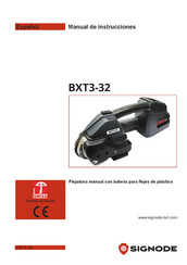 Signode BXT3-32 Manual De Instrucciones