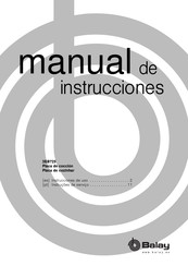 BALAY 3EB725 Manual De Instrucciones