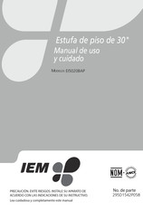 IEM EI5020BAP Manual De Uso Y Cuidado