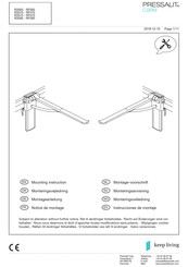 Pressalit Care R3565 Instrucciones De Montaje