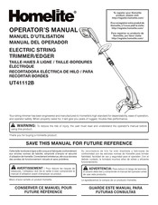 Homelite UT41112B Manual Del Operador