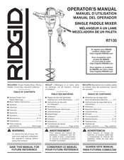 RIDGID R7135 Manual Del Propietário