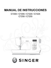 Singer C7200 Manual De Instrucciones