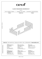 Oeuf 1TBK01 Instrucciones Para Un Uso Seguro