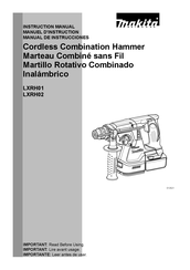 Makita LXRH01 Manual De Instrucciones