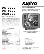 Sanyo DS25390 Manual Del Propietário