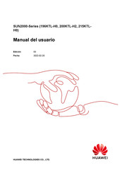 Huawei SUN2000-196KTL-H0 Manual Del Usuario