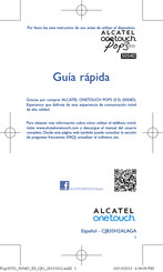 Alcatel onetouch Pop 3 Guía Rápida