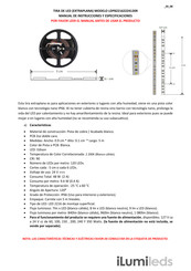 Ilumileds LDPB22162224120R Manual De Instrucciones Y Especificaciones