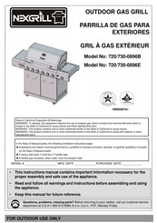 Nexgrill 730-0896B Manual Del Usuario