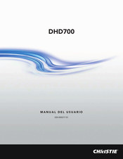 Christie DHD700 Manual Del Usuario