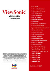 ViewSonic VP2365-LED Guia Del Usuario