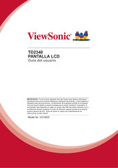 ViewSonic TD2340 Guia Del Usuario