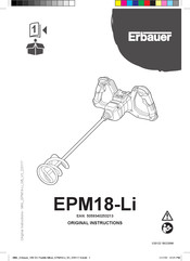 Erbauer EPM18-Li Instrucciones Originales