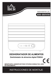 HOMCOM 800-080V90 Instrucciones De Montaje