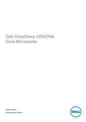 Dell UltraSharp U2417HA Guia Del Usuario