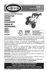 Simpson ALH3228 Manual De Instrucciones