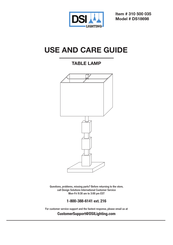 DSI LIGHTING 310 500 035 Guía De Uso Y Mantenimiento