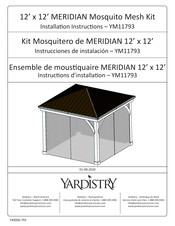 Yardistry MERIDIAN YM11793 Instrucciones De Instalación