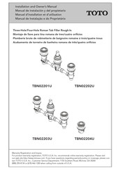 Toto TBN02203U Manual De Instalación Y Del Propietario