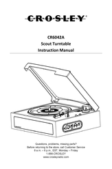 Crosley Scout CR6042A Manual De Instrucciones