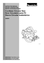 Makita XSH01 Manual De Instrucciones