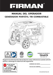 Firman T04073 Manual Del Operador