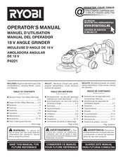 Ryobi P4221 Manual Del Operador