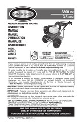 Simpson ALH3835 Manual De Instrucciones