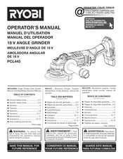 Ryobi PCL445 Manual Del Operador