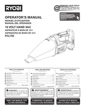 Ryobi PCL705 Manual Del Operador