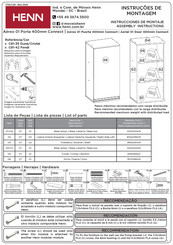 HENN Connect C81-35 Instrucciones De Montaje