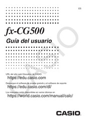 Casio fx-CG500 Guia Del Usuario