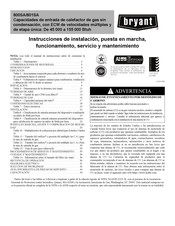 Bryant 801SA Instrucciones De Instalación, Funcionamiento Y Mantenimiento