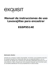 Exquisit EGSP9514E Manual De Instrucciones De Uso