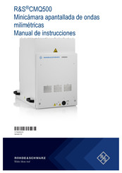 Rohde & Schwarz CMQ500 Manual De Instrucciones