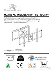 Mounting Dream MD2298-XL Instrucciones De Instalación