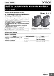 Omron K8AK-PT1 100-240 Vc.a. Manual Del Usuario