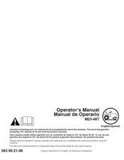 McCulloch M23-48T Manual De Operario