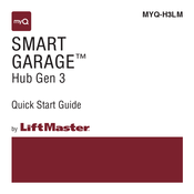 LiftMaster SMART GARAGE MYQ-H3LM Guia De Inicio Rapido