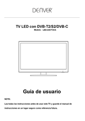 Denver Electronics LED-2267T2CS Guía De Usuario