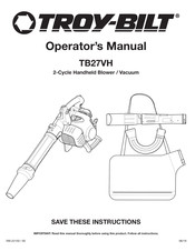 Troy-Bilt TB27VH Manual Del Operador