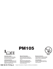 EURO PM105 Manual De Instrucciones