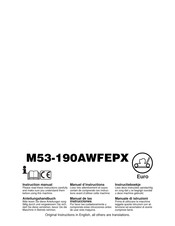 EURO M53-190AWFEPX Manual De Instrucciones