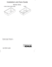 Kohler K-6488-0 Guía De Instalación Y Cuidado