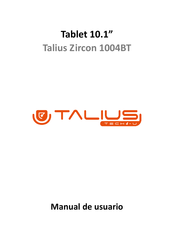 Talius Zircon 1004BT Manual De Usuario