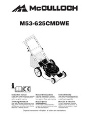 McCulloch M53-625CMDWE Manual De Instrucciones