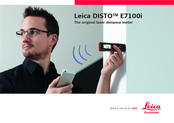 Leica Geosystems DISTO E7100i Manual