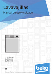 Beko DUT25401B Manual De Uso Y Cuidado